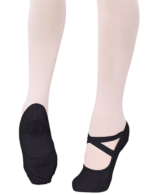 Capezio Hanami Canvas Split Sole Ballet Slipper 2037 Black