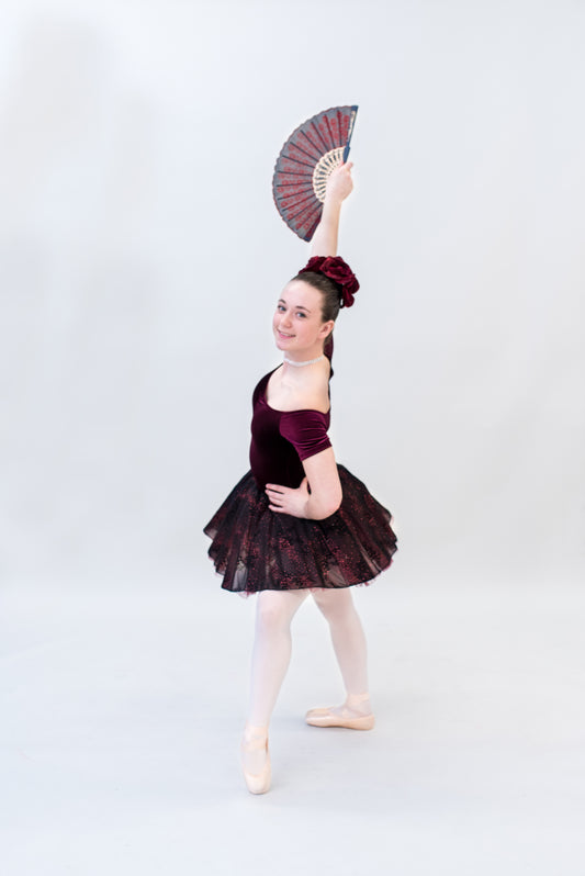 Red Rose Hairpiece